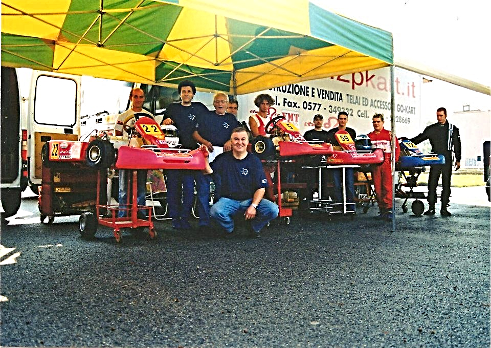 La grande passione di Giuliano per i kart